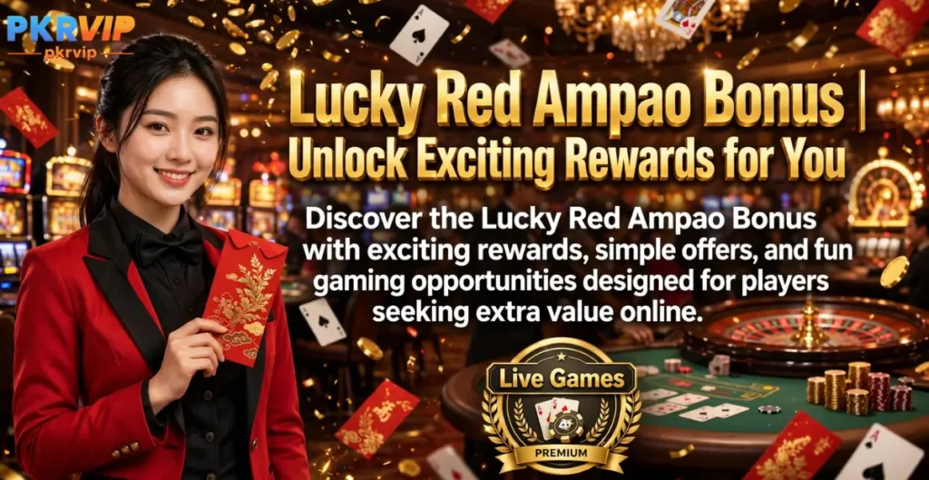PKRVIP Lucky Red Ampao Bonus