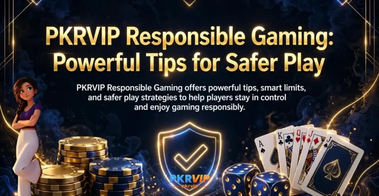 Pkrvip Responsible Gaming