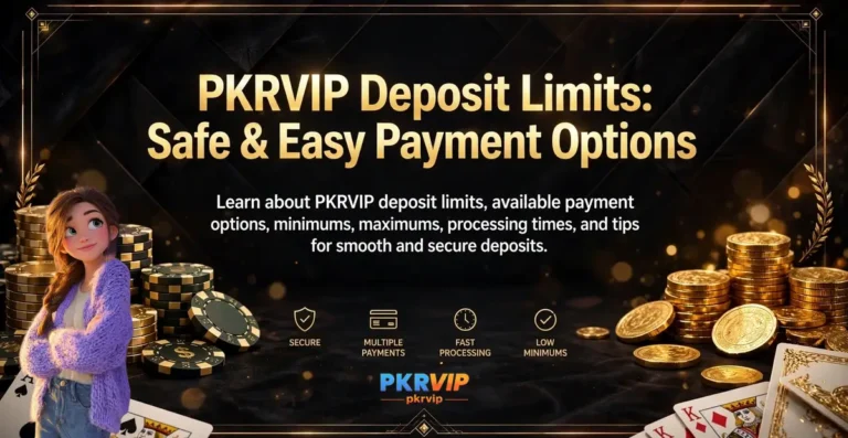 PKRVIP Deposit Limits