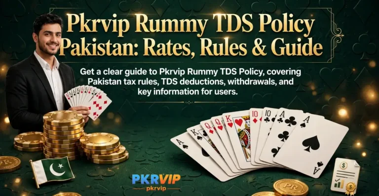 Pkrvip Rummy TDS Policy